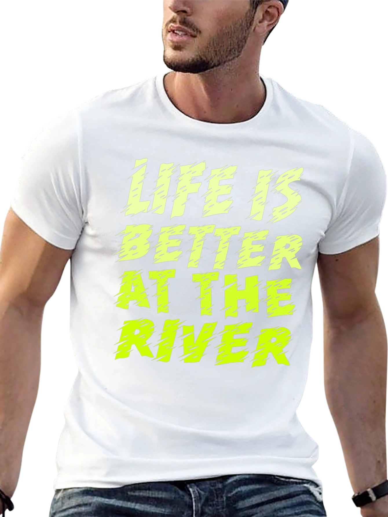 Life Is Better At The River Graphic T-Shirt