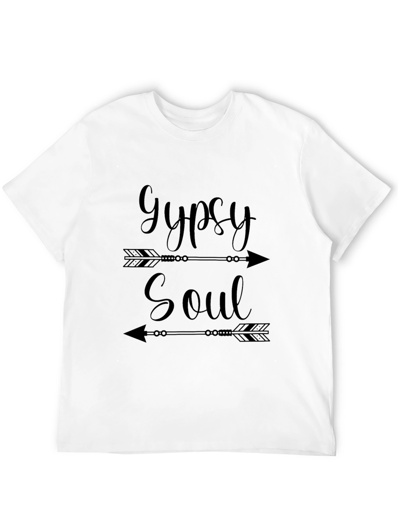 Gypsy Soul Graphic Print Black T-Shirt