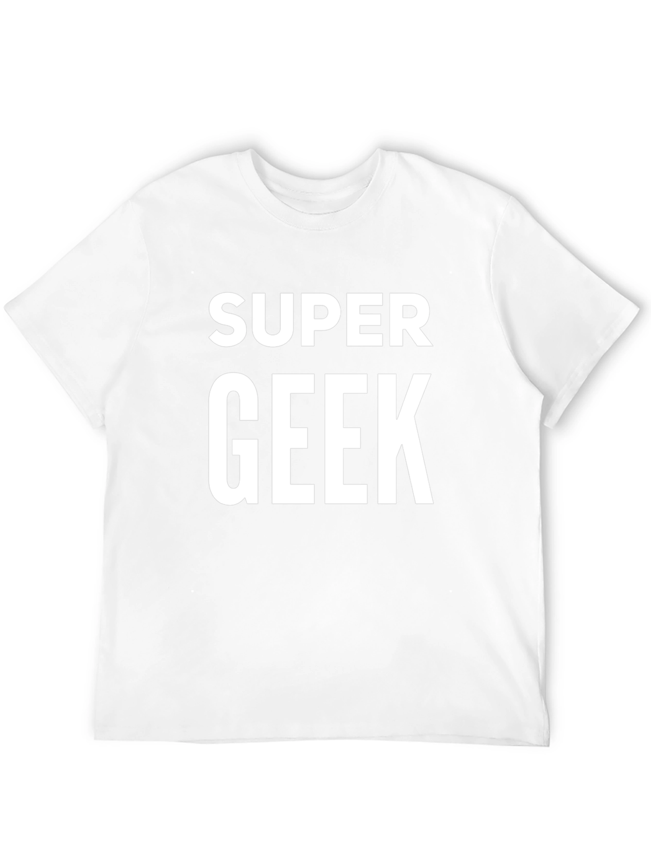 Super Geek Tee - Trendy Graphic T-Shirt