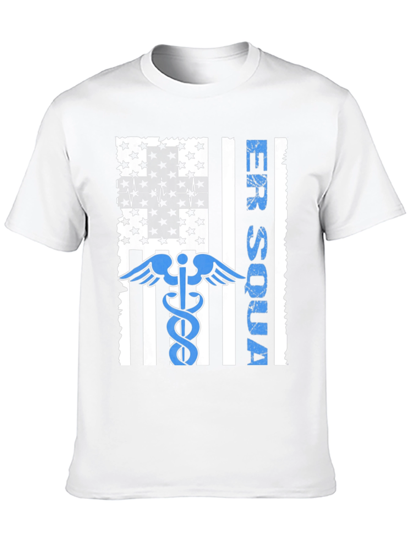 ER Squad T-Shirt - American Flag EMS Design