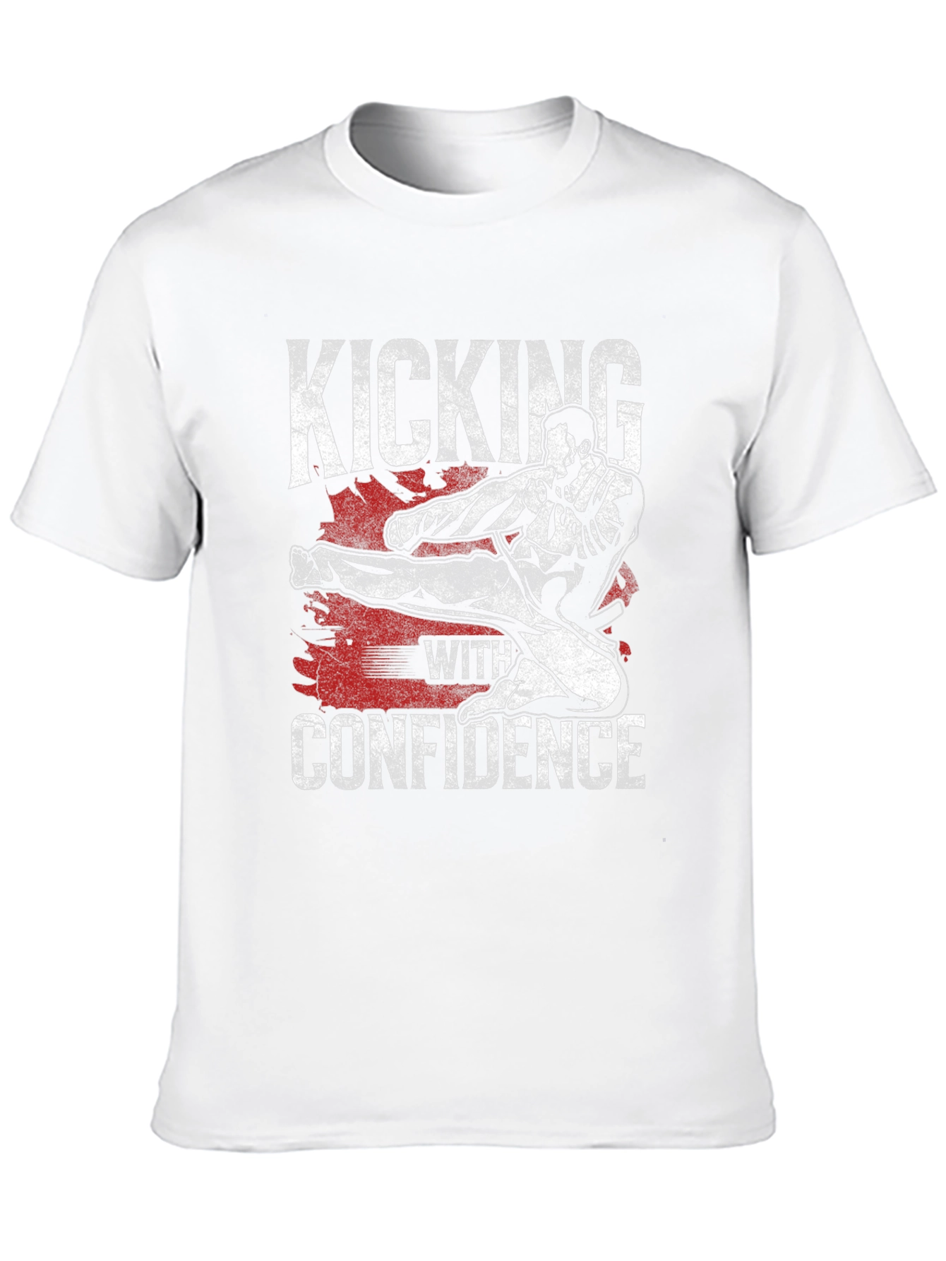Kicking With Confidence Martial Arts T-Shirt