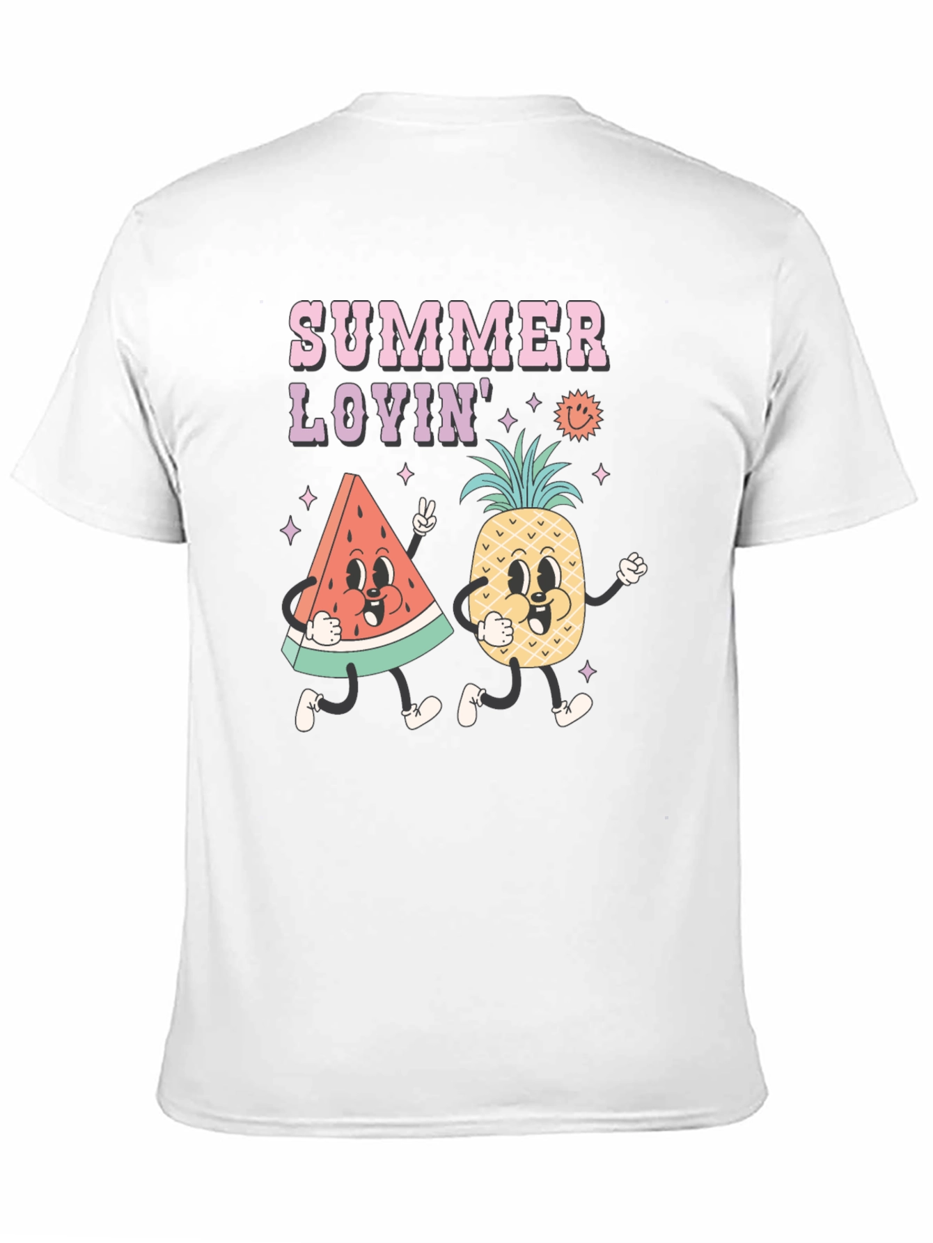 Summer Lovin Graphic Tee - Retro Fruit Design
