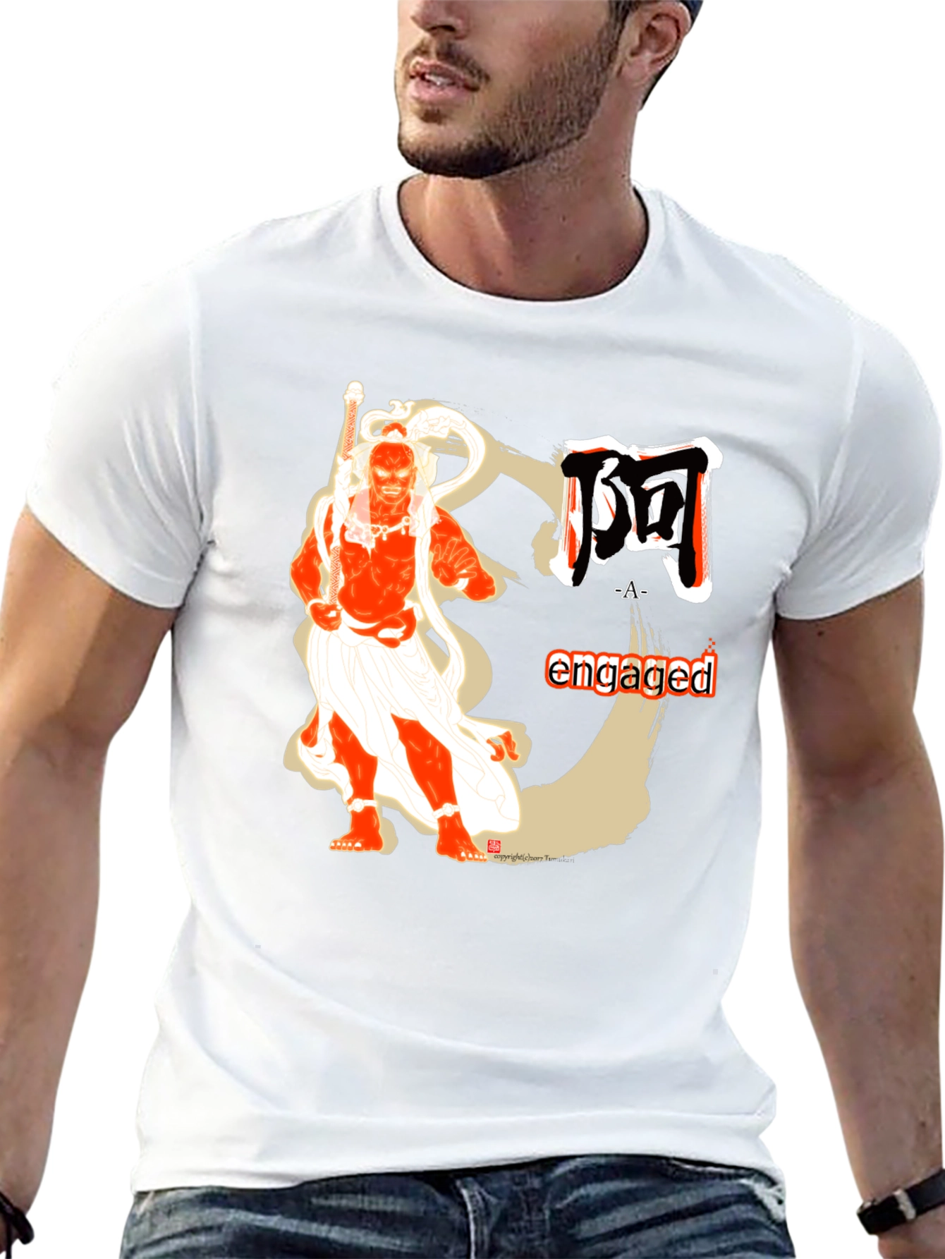 Unique Graphic T-Shirt - Japanese Art Inspired