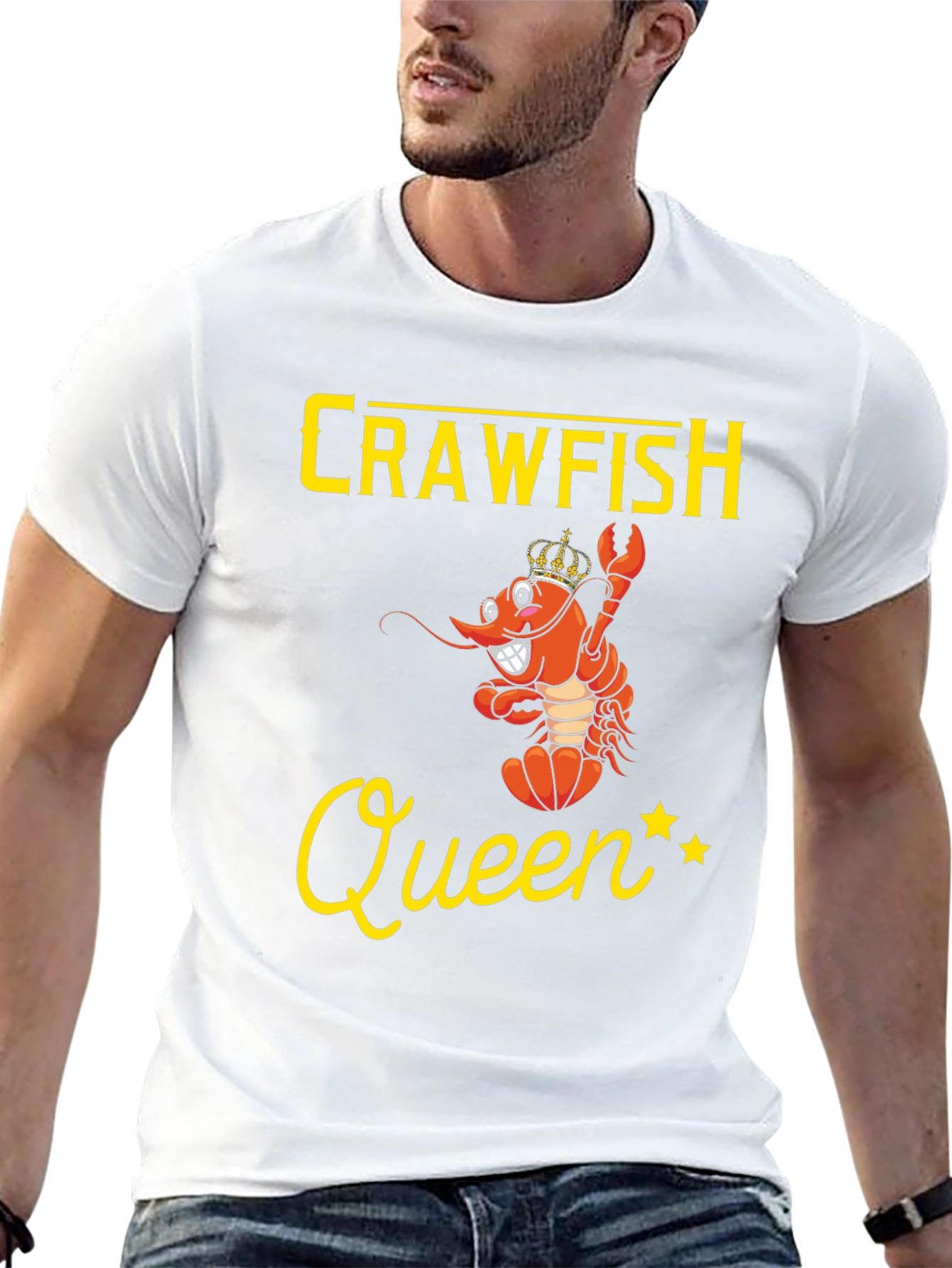 Crawfish Queen Graphic Tee - Funny Cajun Shirt