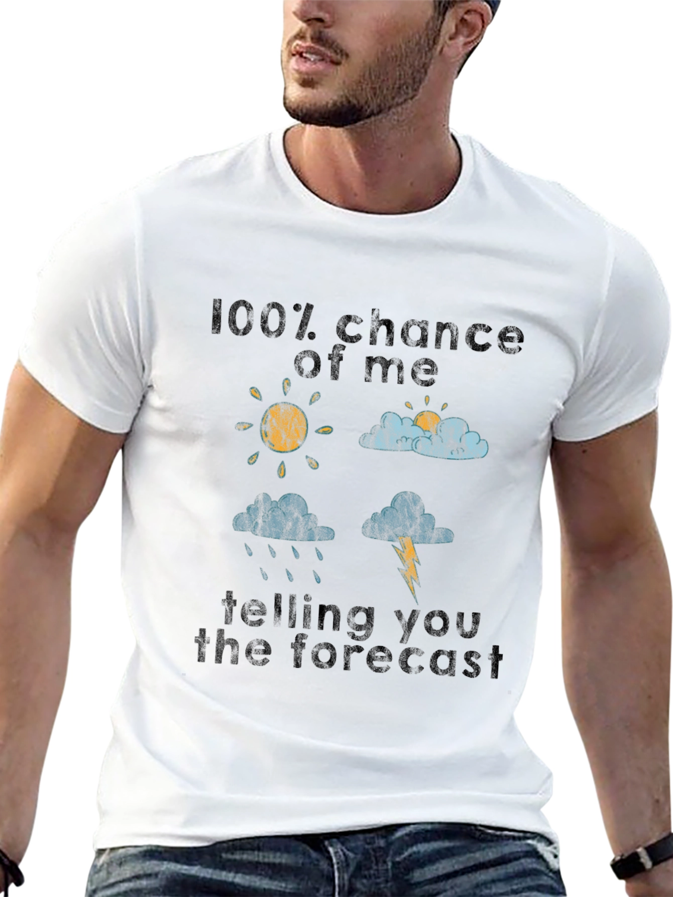 Funny Weather Forecast Graphic Tee