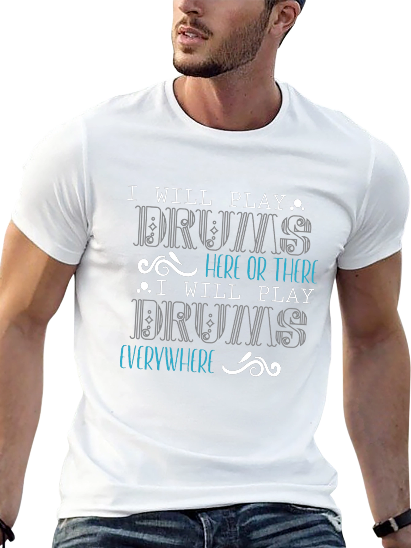 I Will Play Drums T-Shirt