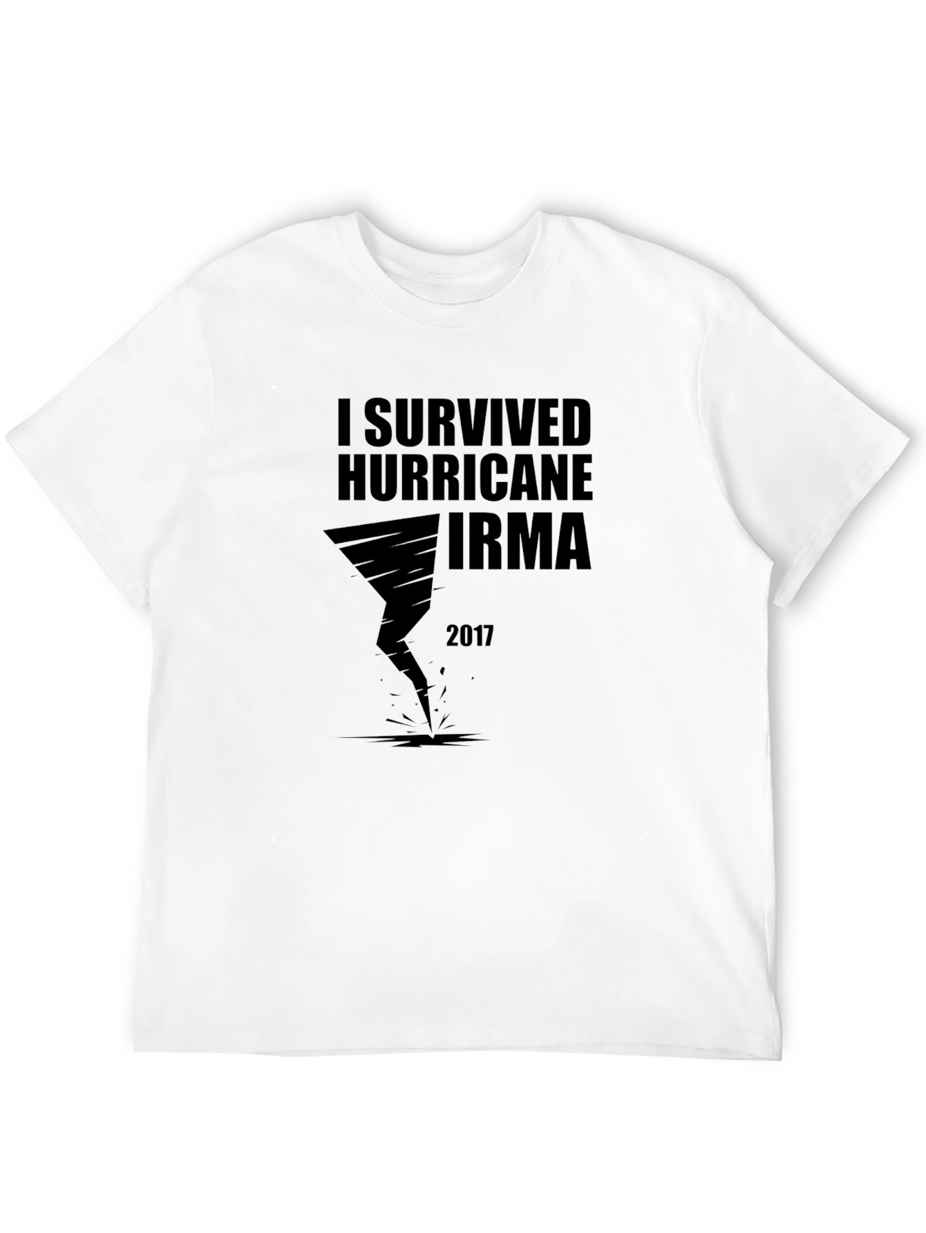 I Survived Hurricane Irma 2017 Black T-Shirt