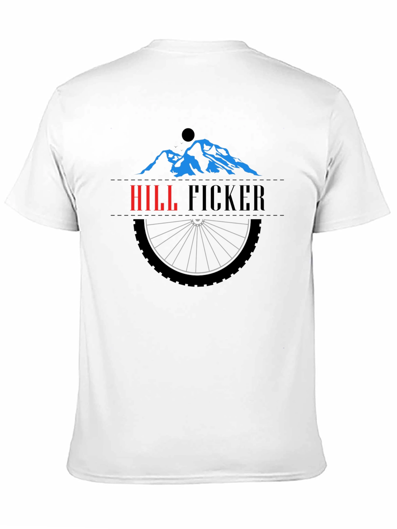 Hill Ficker Mountain Biking T-Shirt - Black