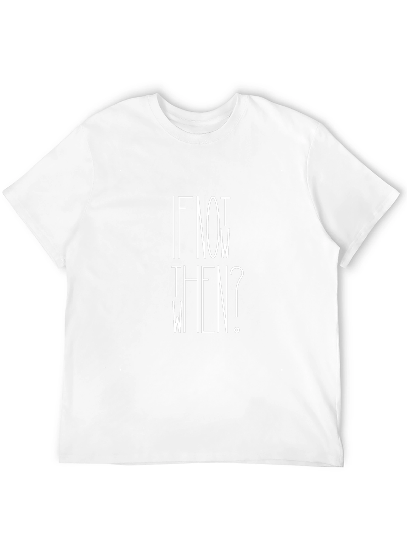 If Not Now When? Graphic Tee - Black