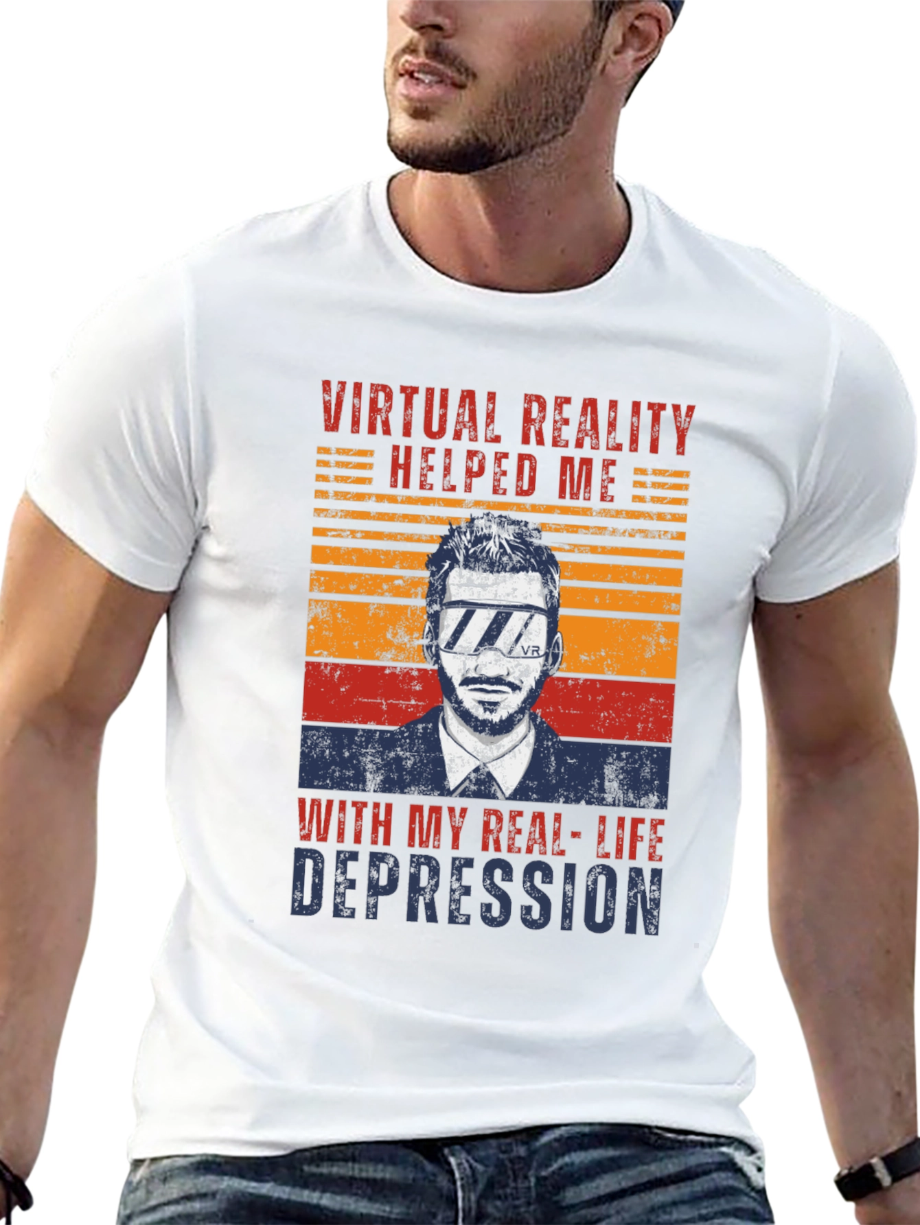 Virtual Reality Helped Me T-Shirt