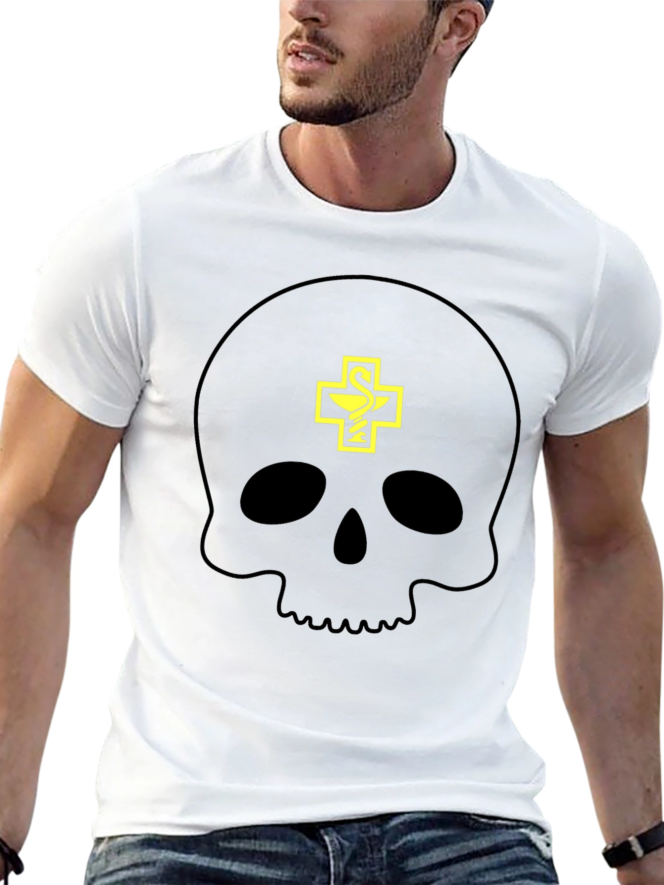 Skull & Cross Pharmacy T-Shirt - Black