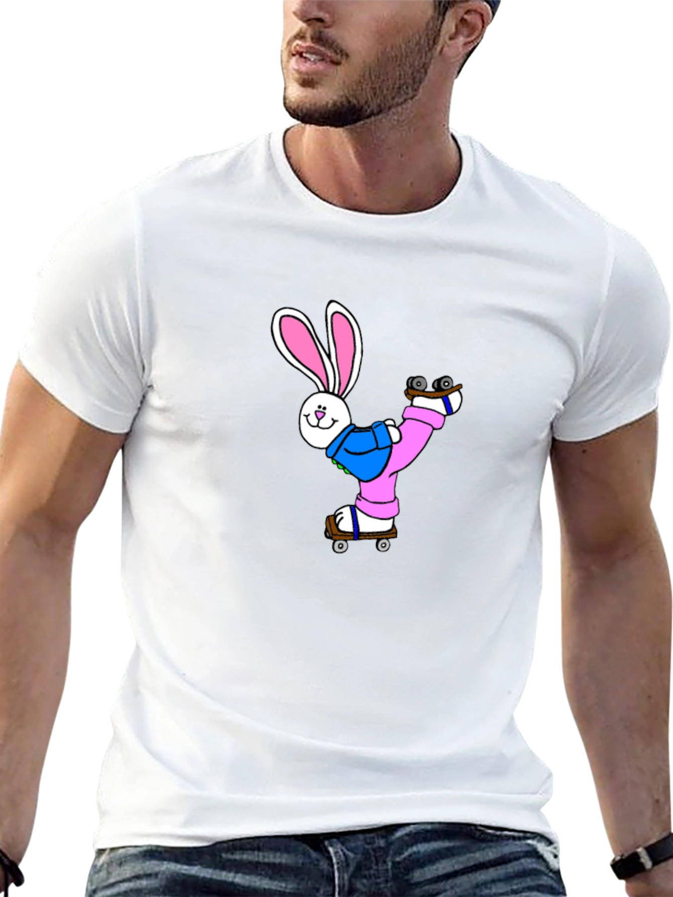 Bunny Roller Skate T-Shirt