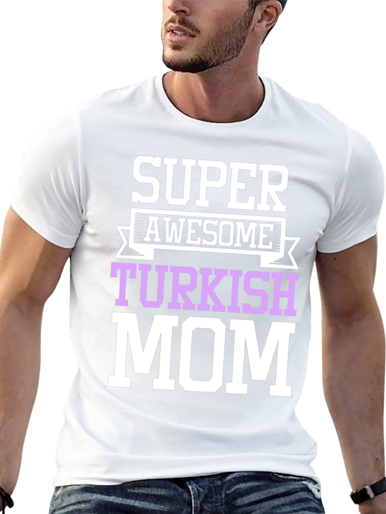 Super Awesome Turkish Mom Graphic Tee