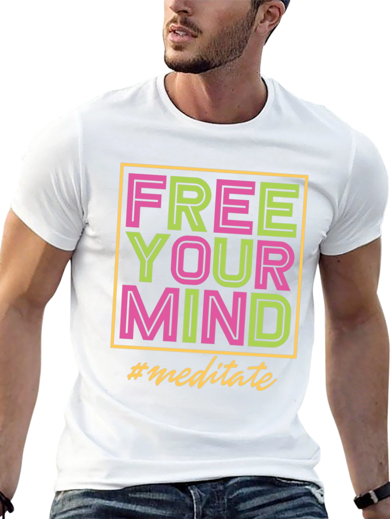 Free Your Mind T-Shirt - Meditate Tee