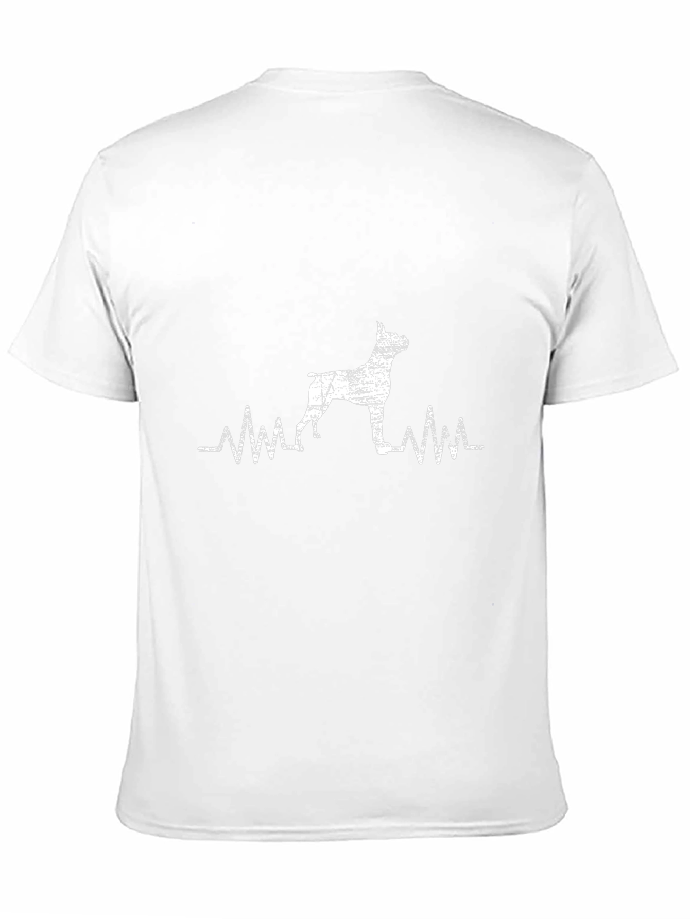 Dog Heartbeat T-Shirt - Black