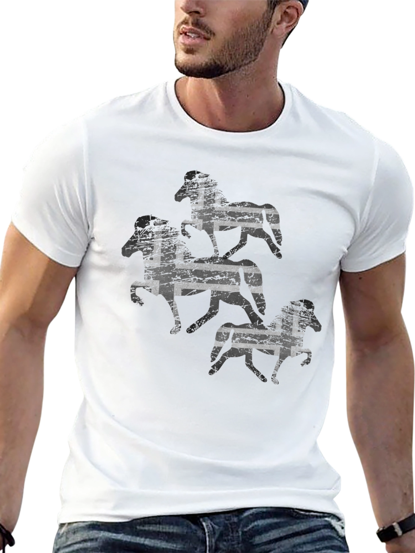 Icelandic Horse T-Shirt - Black