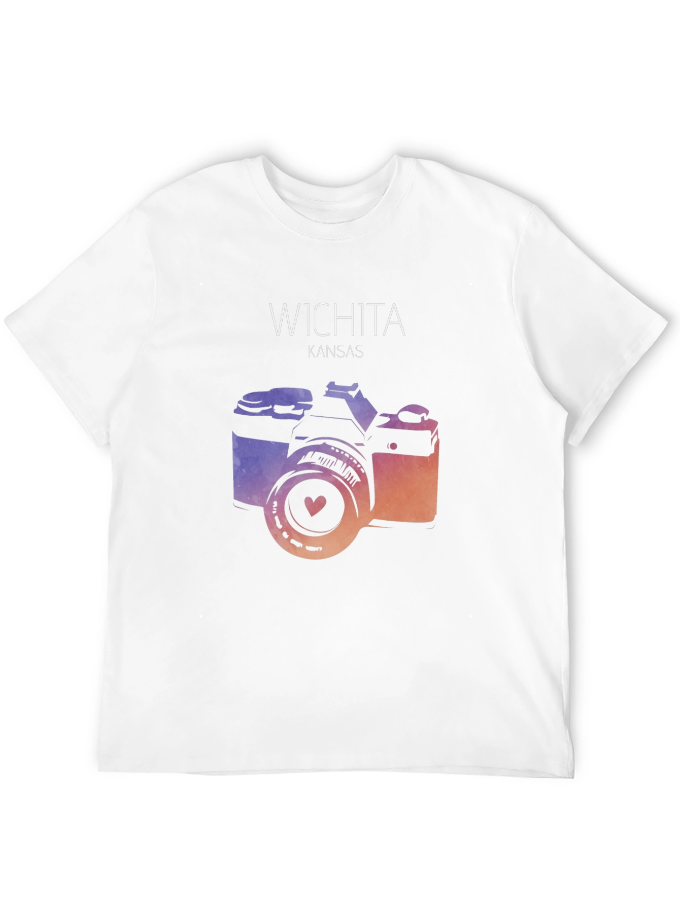 Wichita Kansas Camera Graphic T-Shirt