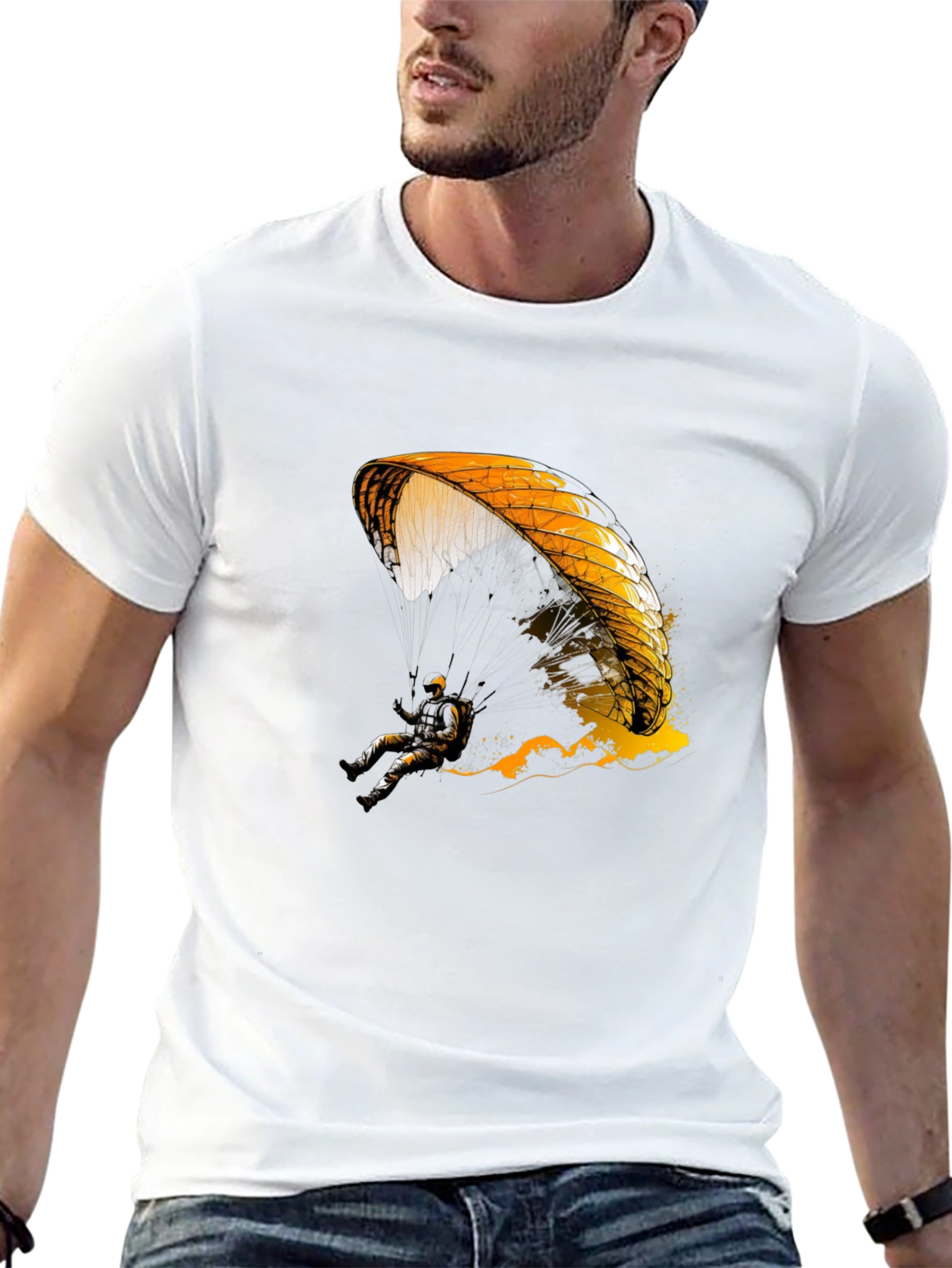 Paragliding Graphic T-Shirt | Unique Design
