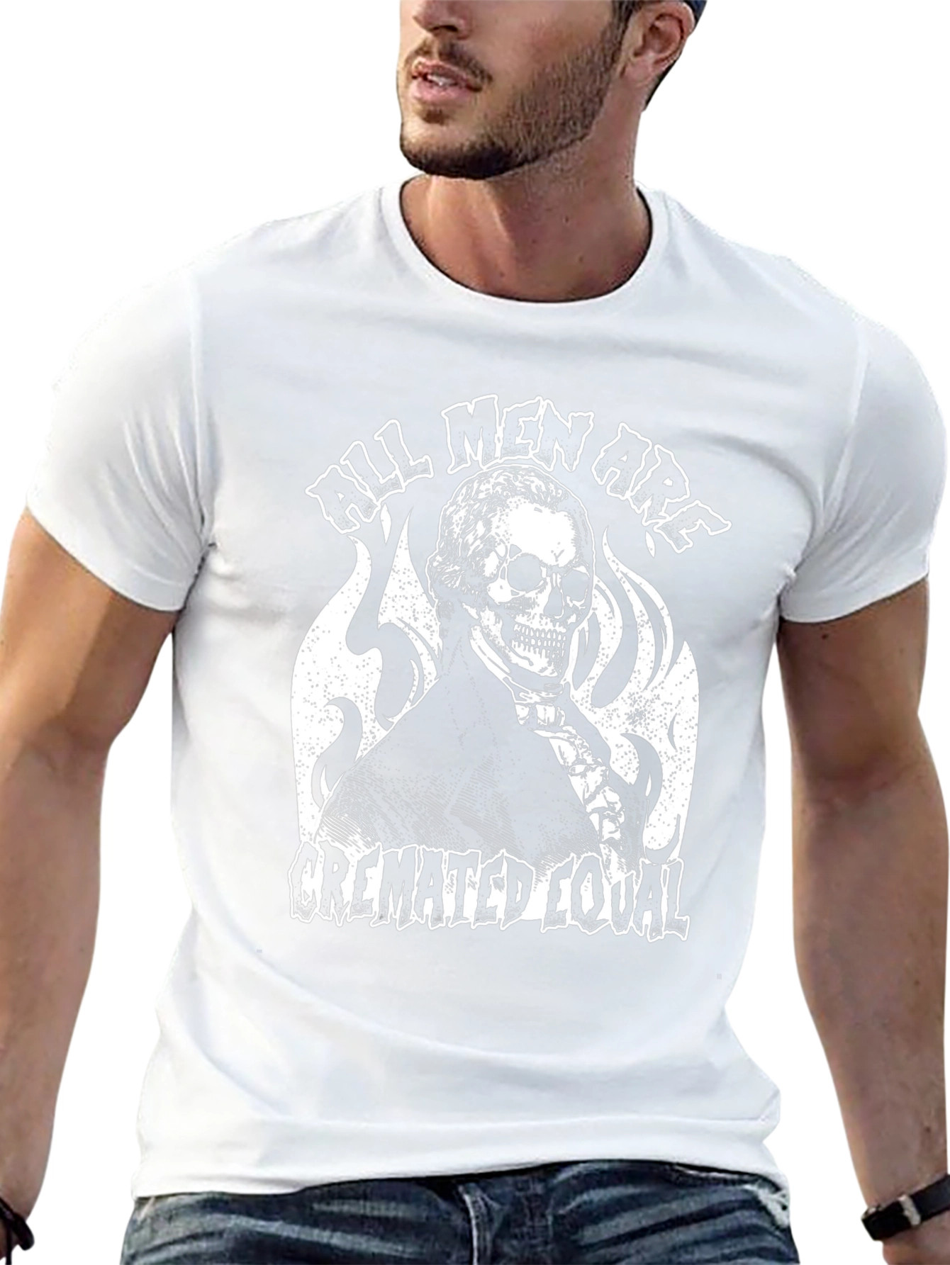 All Men Are Cremated Equal Graphic Tee