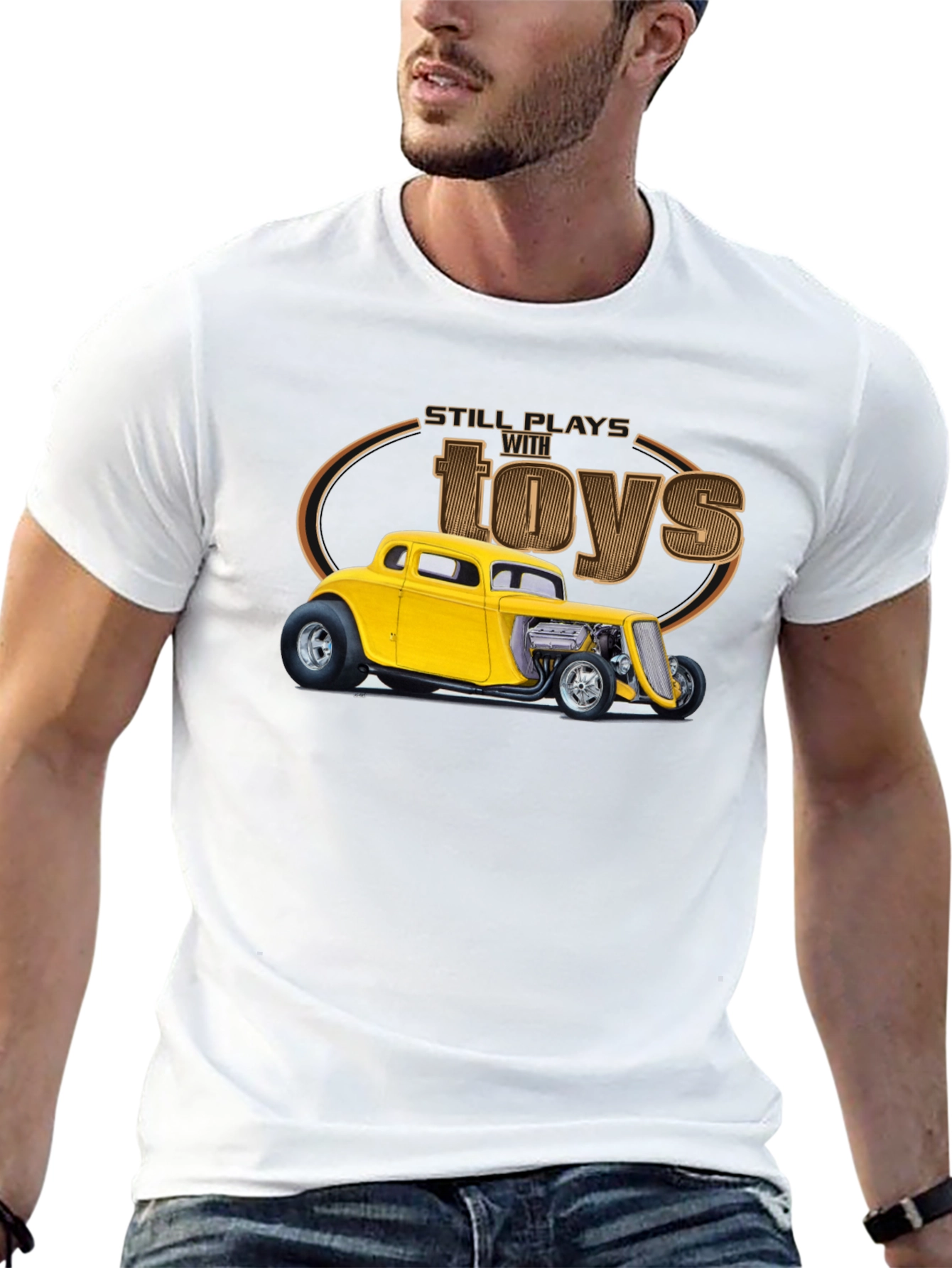 Still Plays with Toys Car T-Shirt