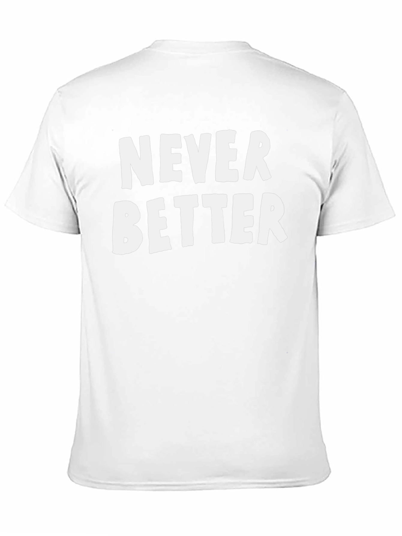 Never Better Black Graphic Tee