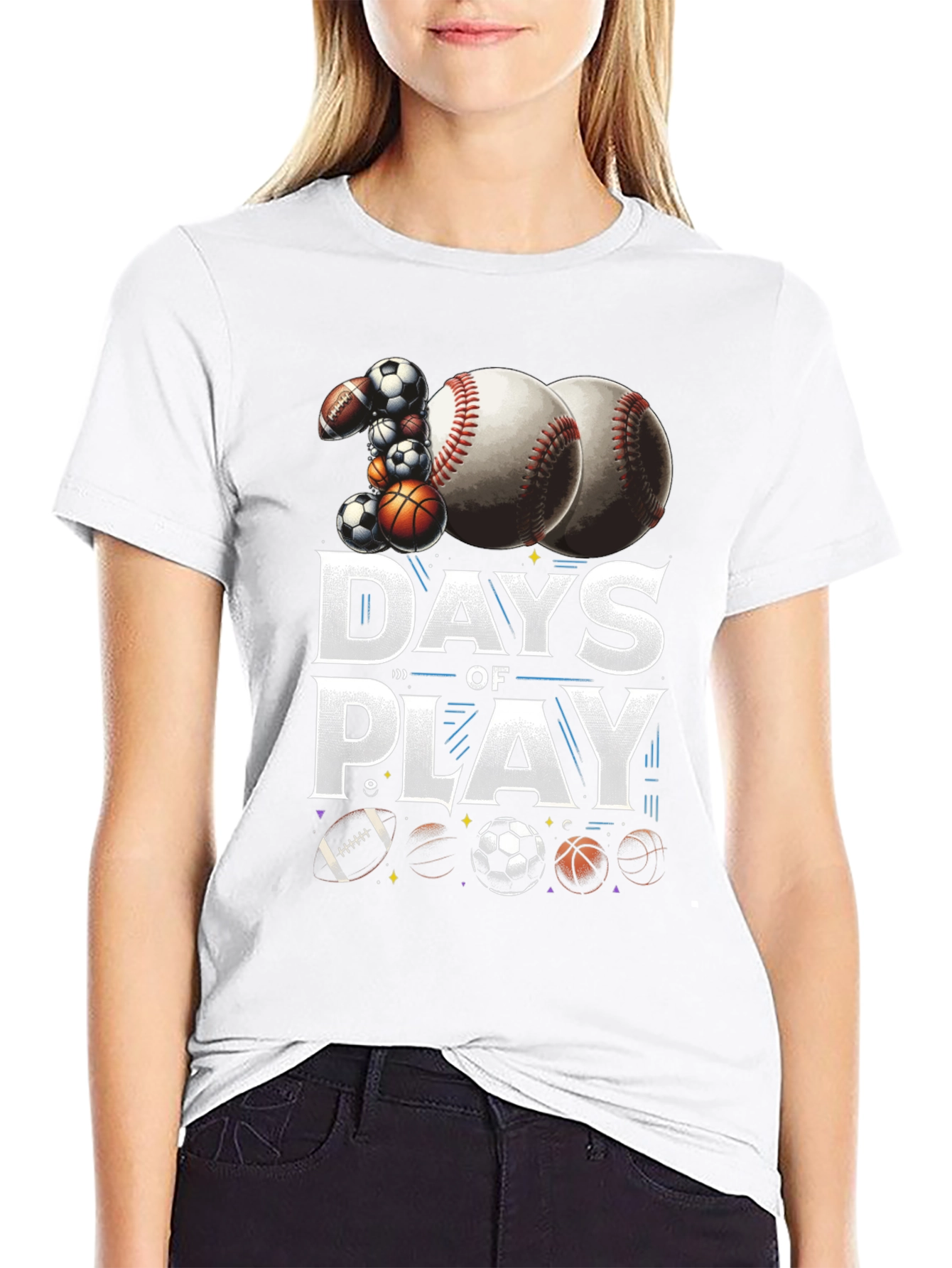 Days of Play Sports Balls Graphic T-Shirt