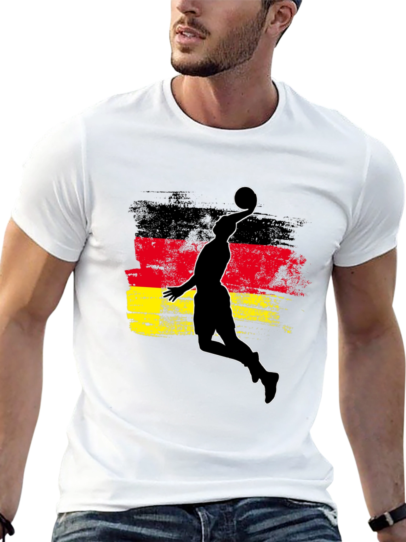 Germany Basketball T-Shirt - Slam Dunk Style!