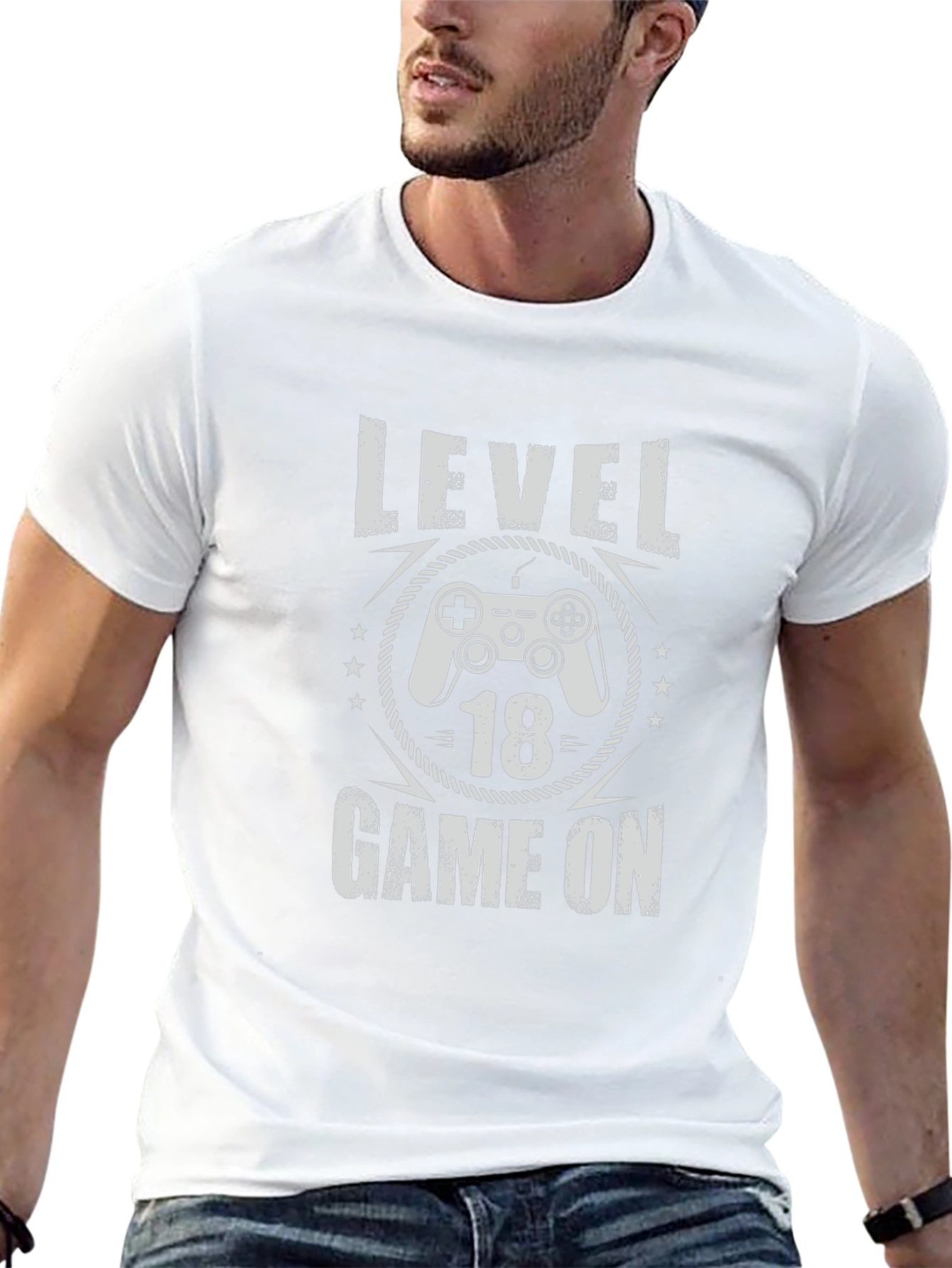 Level 18 Game On Graphic T-Shirt