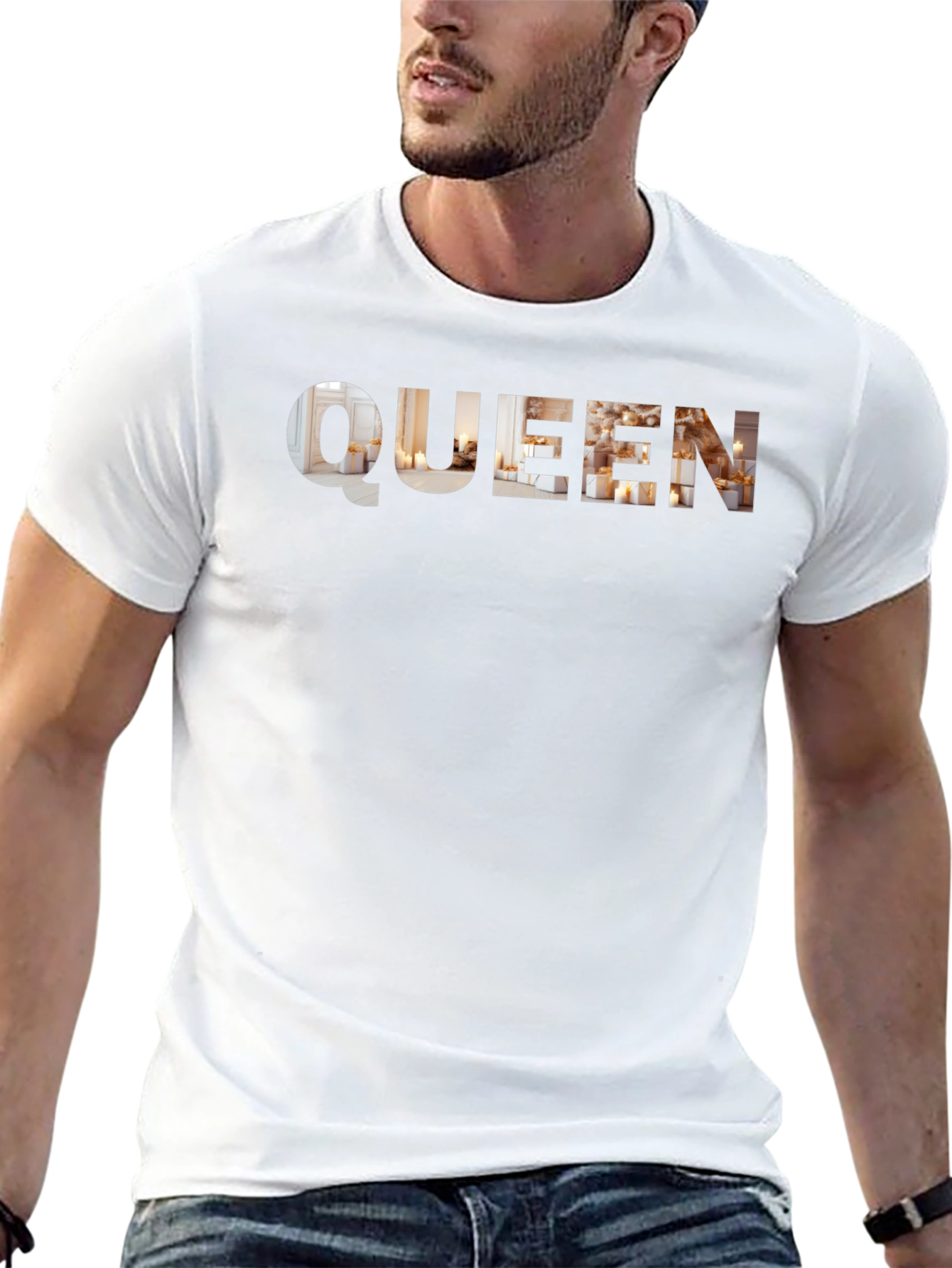 Queen Graphic Tee - Stylish Black T-Shirt