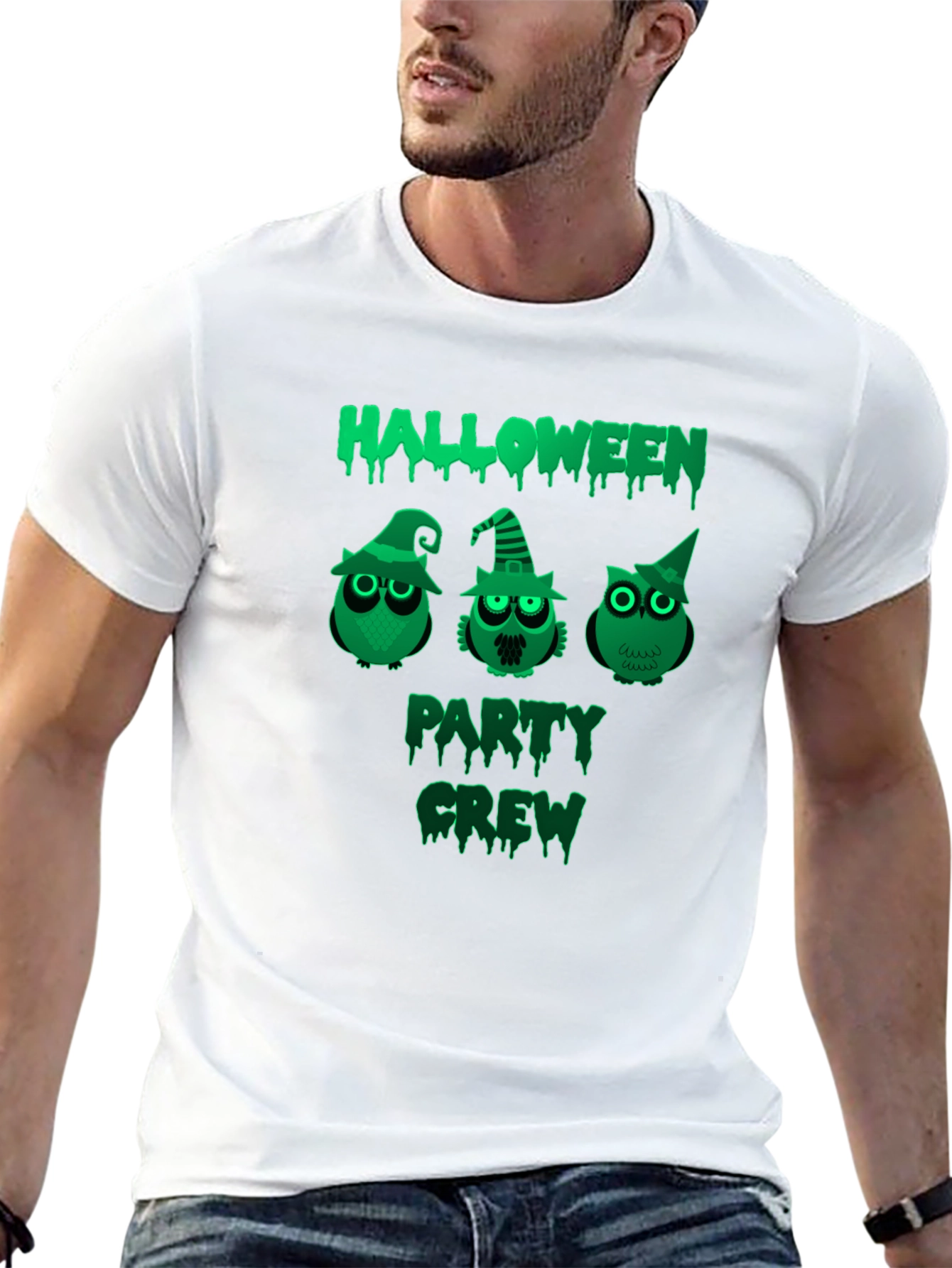 Halloween Party Crew Owl T-Shirt