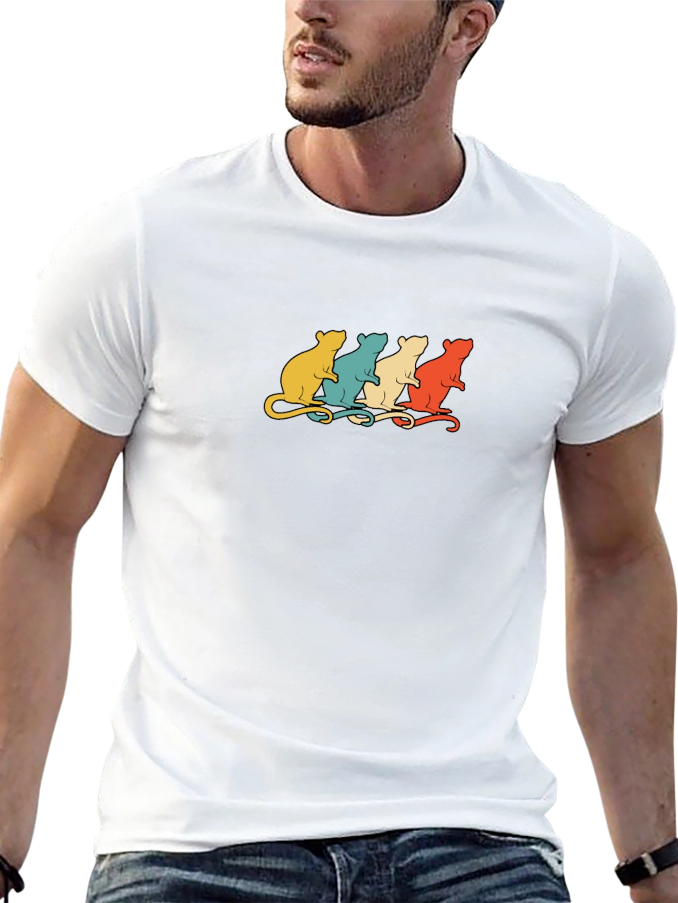 Retro Rat Pack T-Shirt - Stylish & Unique