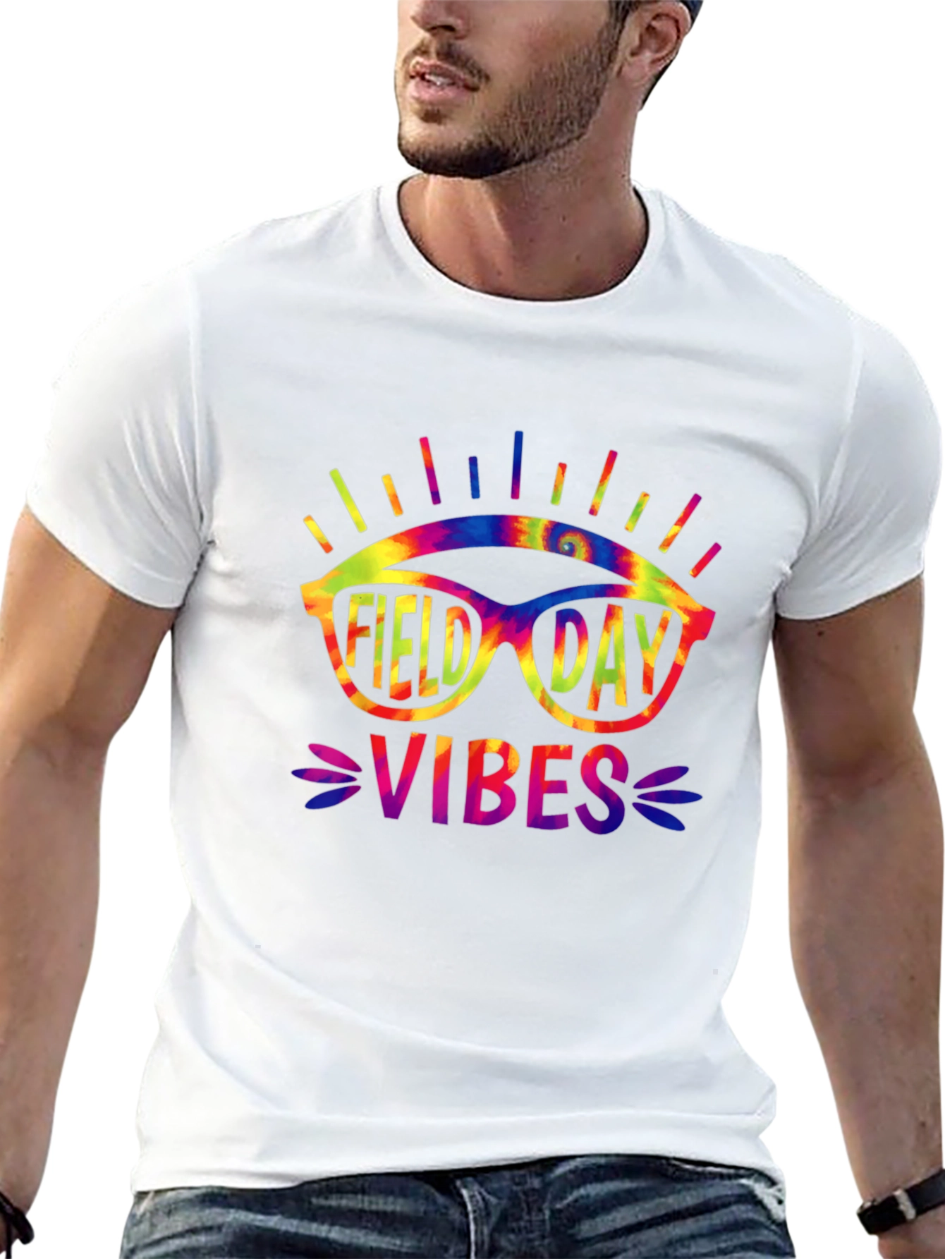 Field Day Vibes Tie Dye Graphic Tee