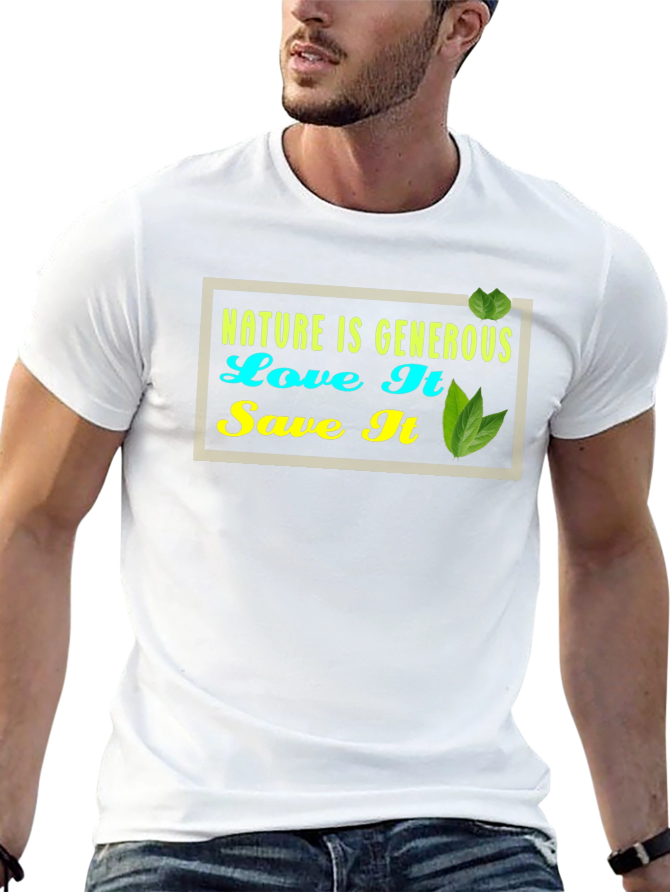 Nature is Generous Graphic Tee - Eco-Friendly Style