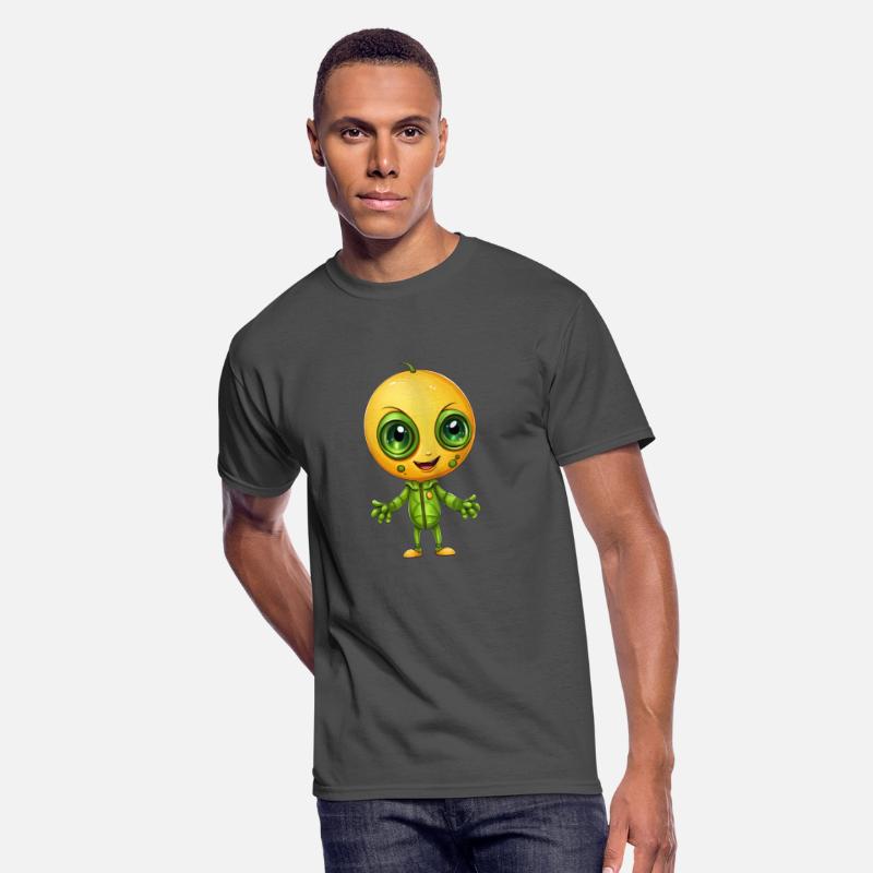 Alien Meets Peach: Fruity Encounter