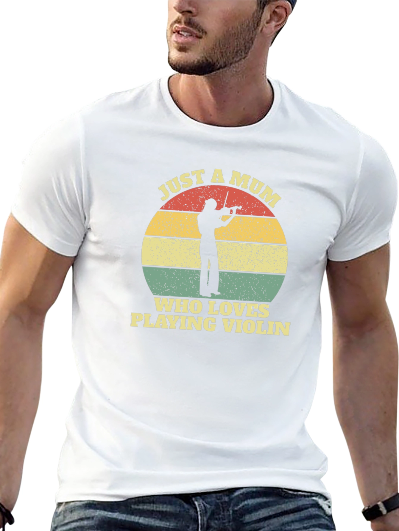 Just A Mum Who Loves Playing Violin T-Shirt