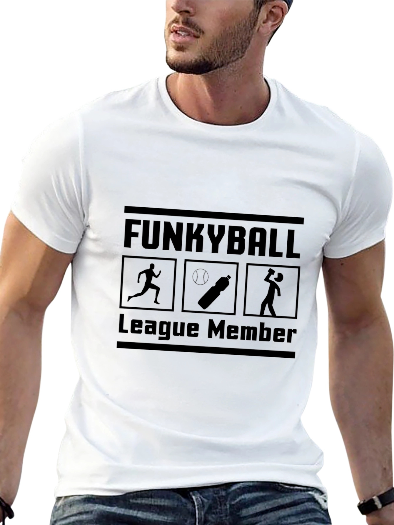 Funkyball League Member Graphic T-Shirt