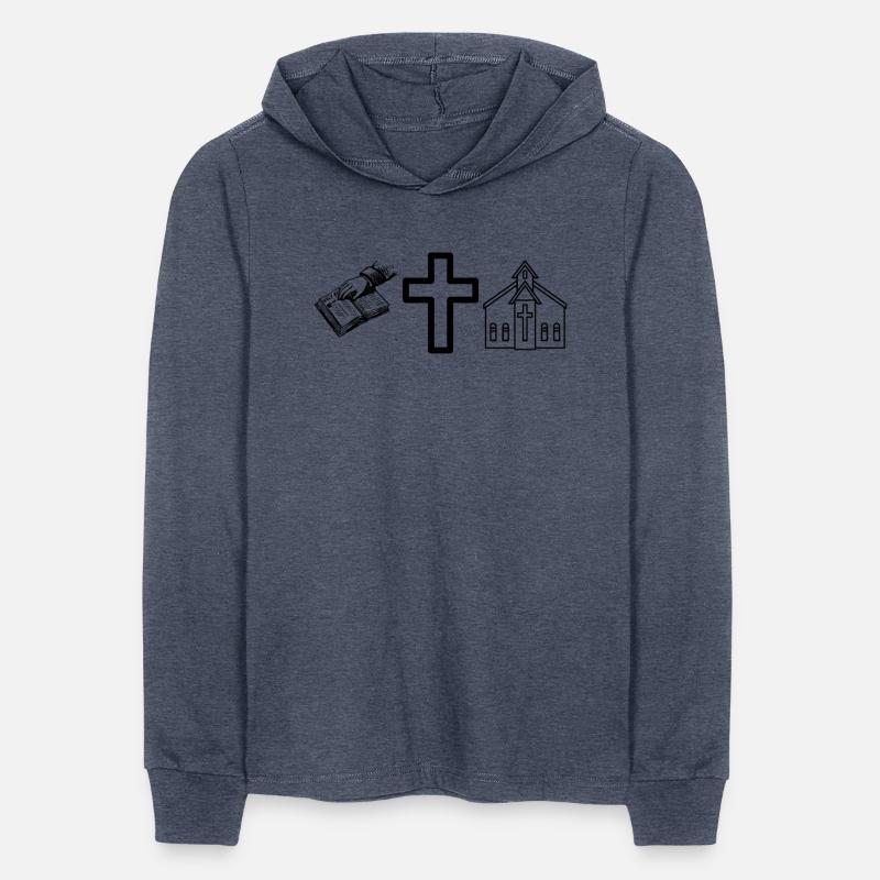 Bible, cross and church