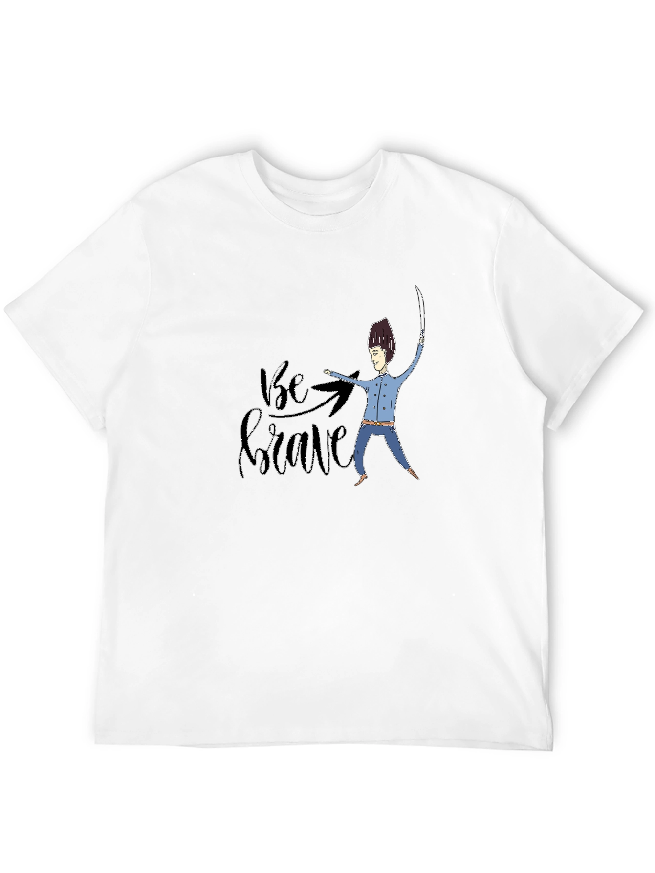 Be Brave T-Shirt - Graphic Novelty Print