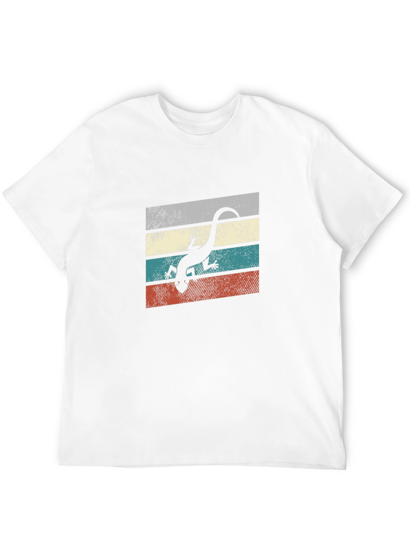 Retro Lizard Graphic T-Shirt - Cool Animal Tee