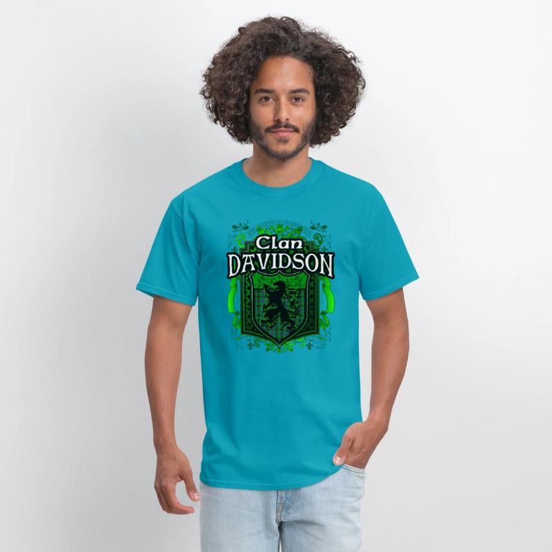 Clan Davidson Tartan Rampant Lion Celtic