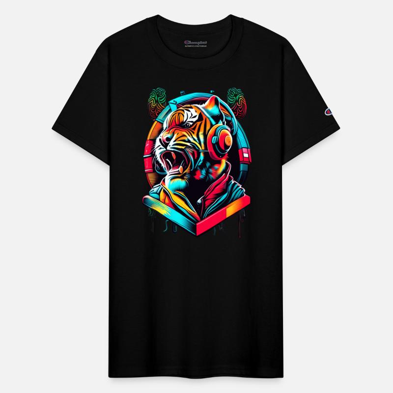 Colorful Tiger Face