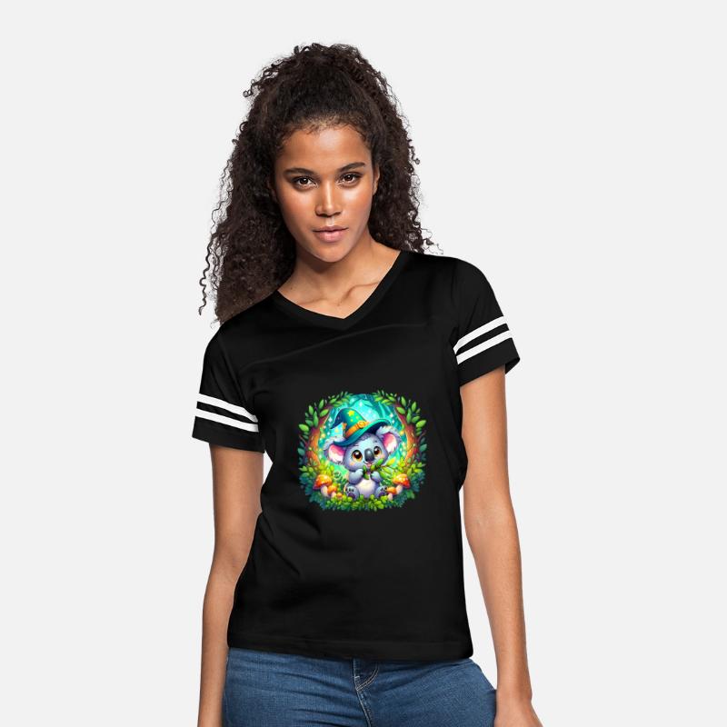 Cute Cartoon Koala T-Shirt - Whimsical Eucalyptus