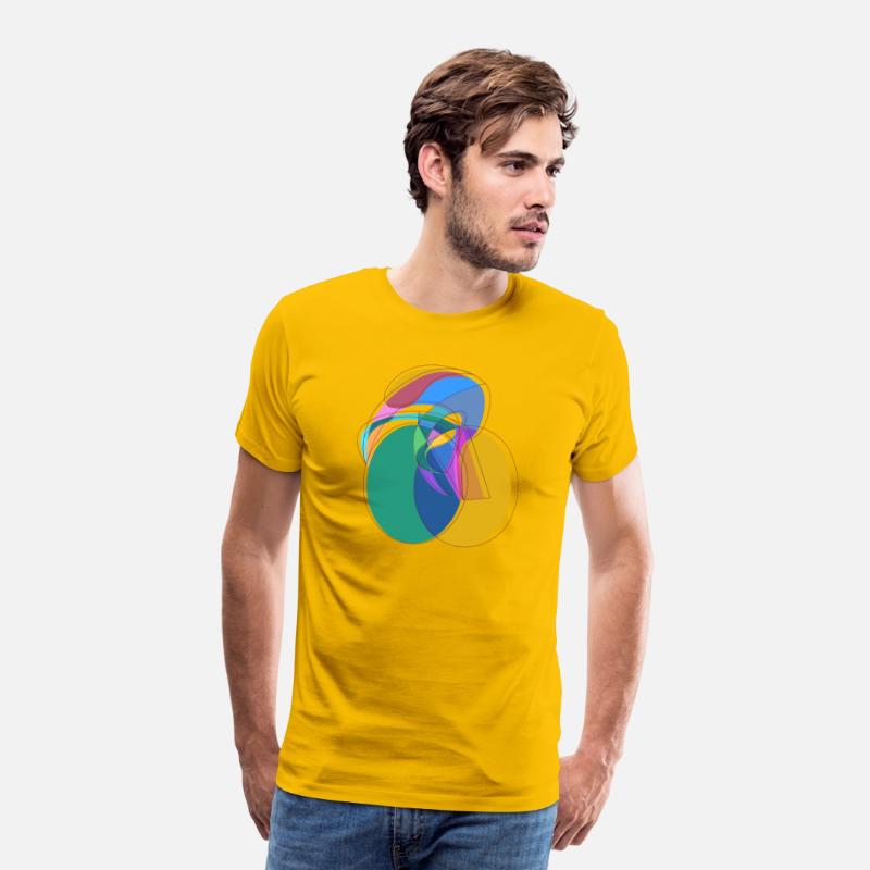 cyclist aura abstract circle geometric drawing