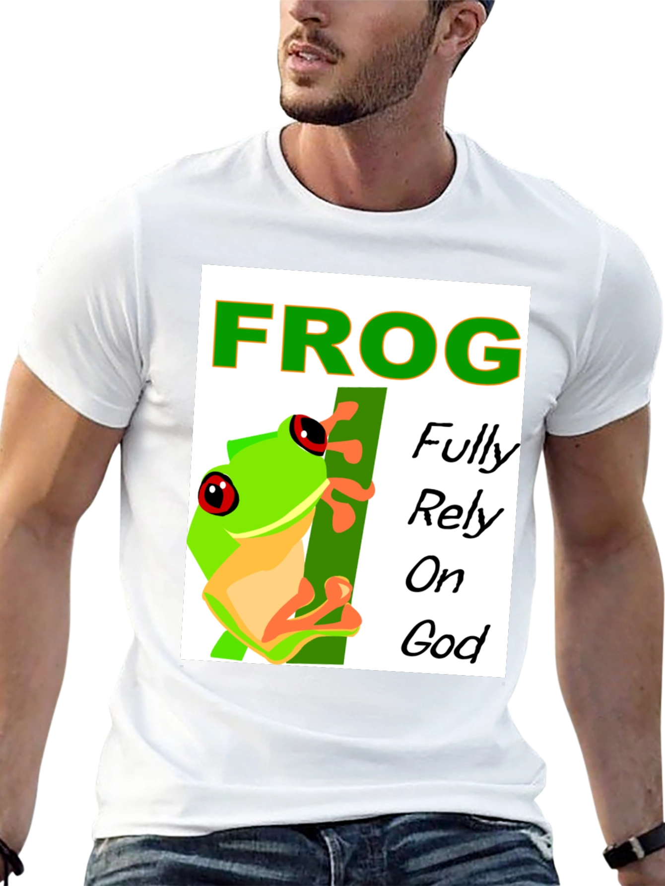 Frog Fully Rely on God T-Shirt