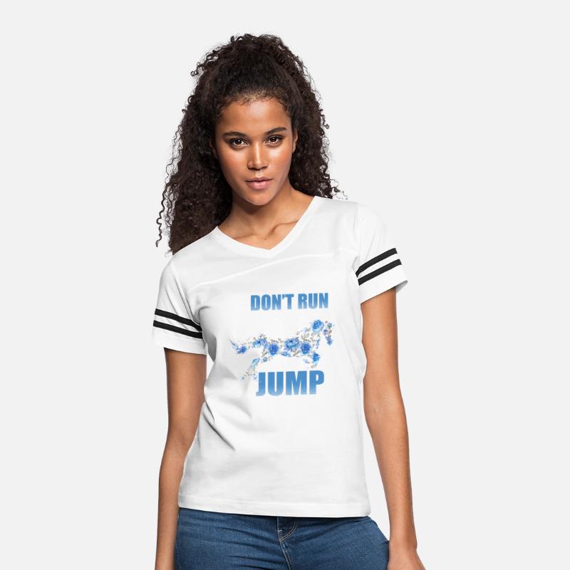 DON T RUN From challenges JUMP Over them