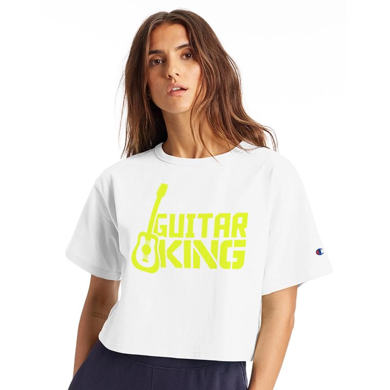 Guitar King Guitarist Text Bassist Royal Fun Quote
