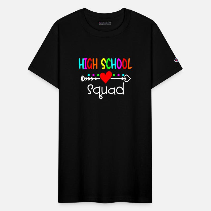 High School Squad Teacher Student Kid Back To