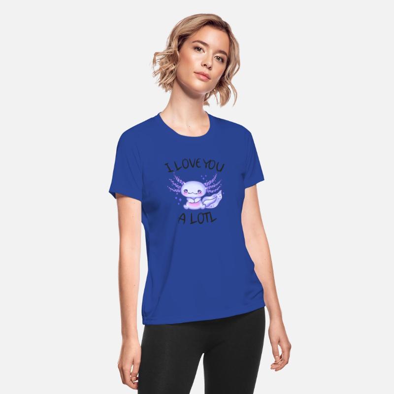 I Love You A Lotl Axolotl In Love