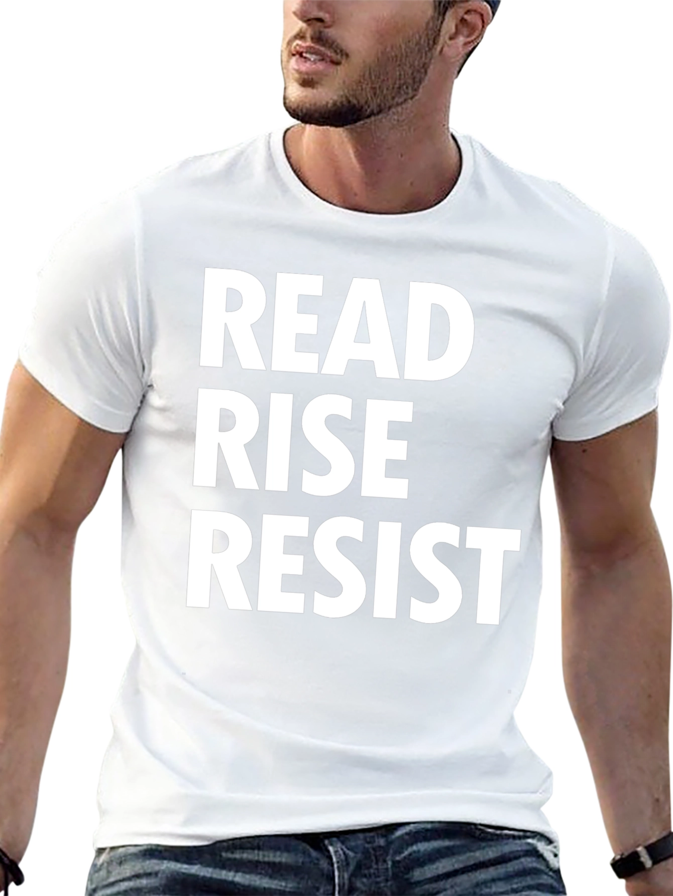 Read Rise Resist Graphic Tee - Black