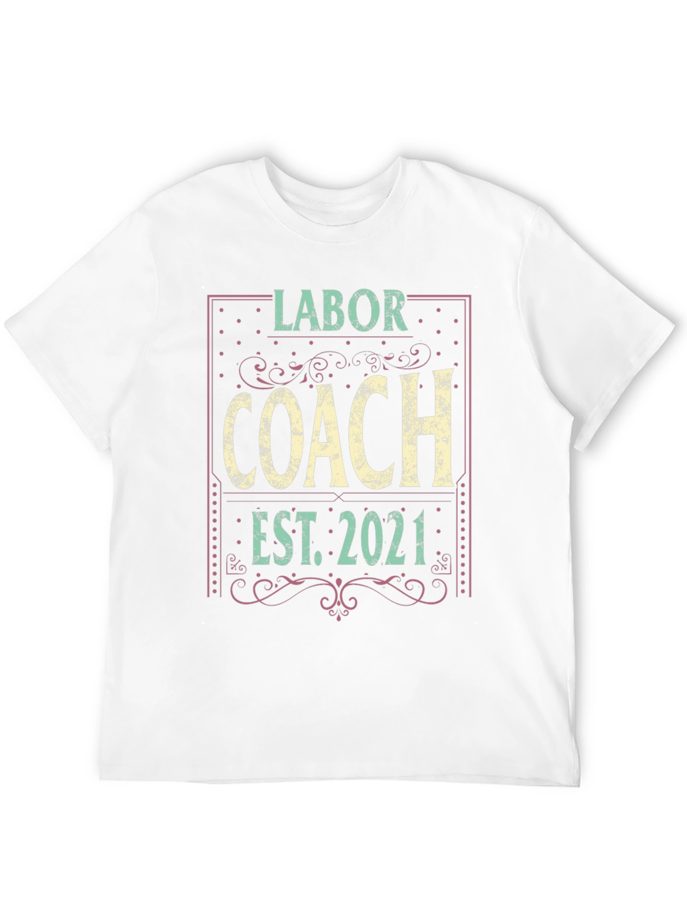 Labor Coach Est. 2021 Black T-Shirt